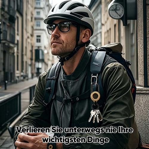 Hochleistungsfähiger einziehbarer Karabiner-Schlüsselanhänger – 63,5 cm langes Stahlseil, 100.000 Zugzyklen