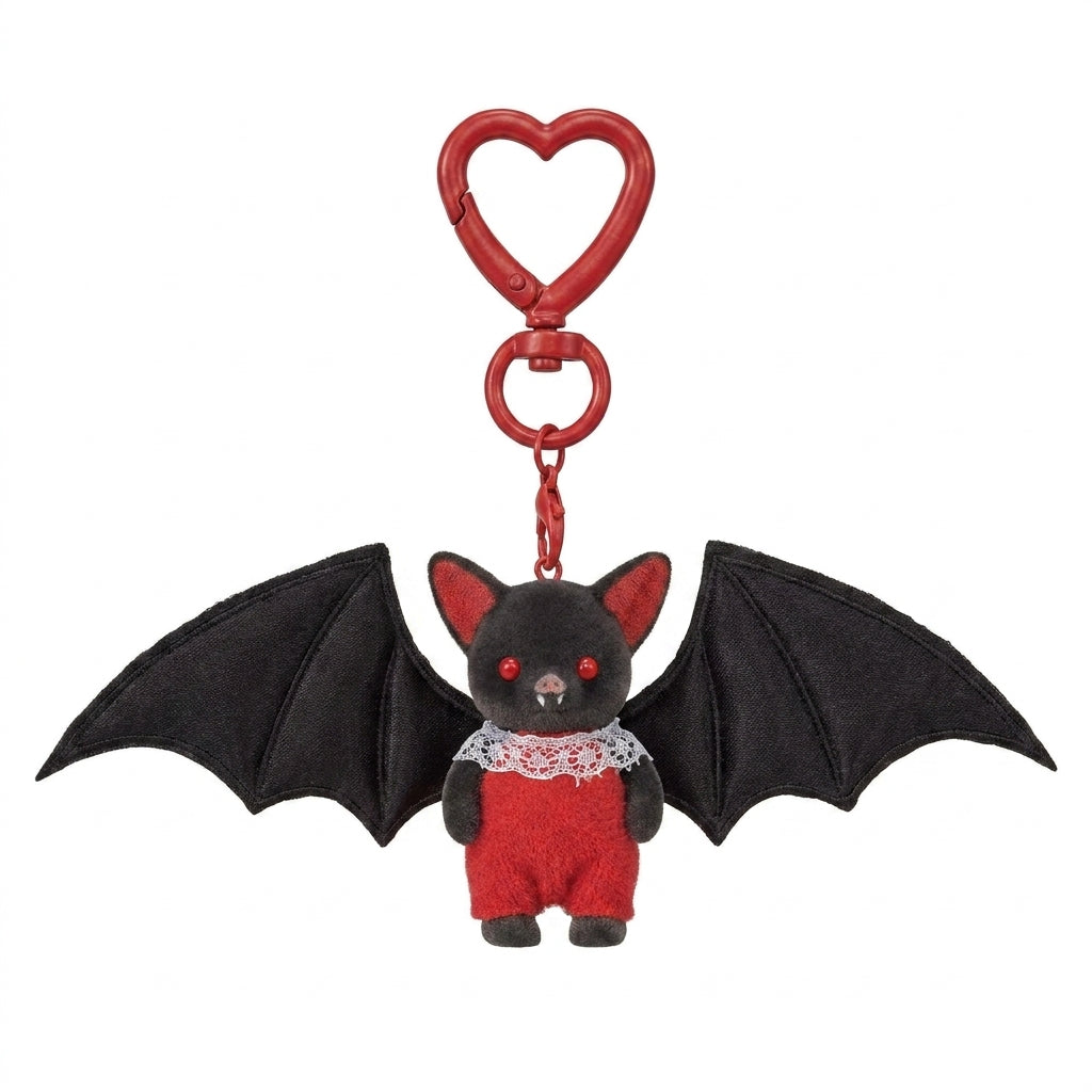 🦇 Süßer schwarzer Fledermaus-Baby-Schlüsselanhänger