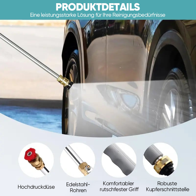 Hochdruckreiniger mit Strahldüse für Gartenschlauch