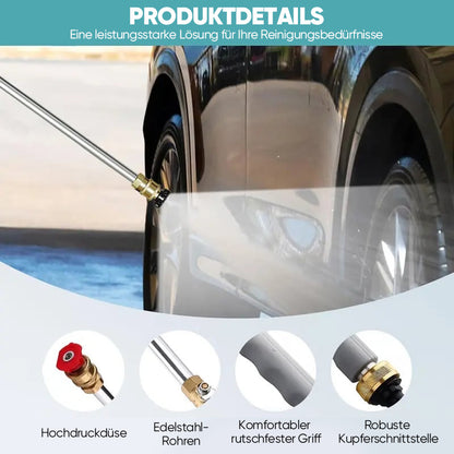 Hochdruckreiniger mit Strahldüse für Gartenschlauch
