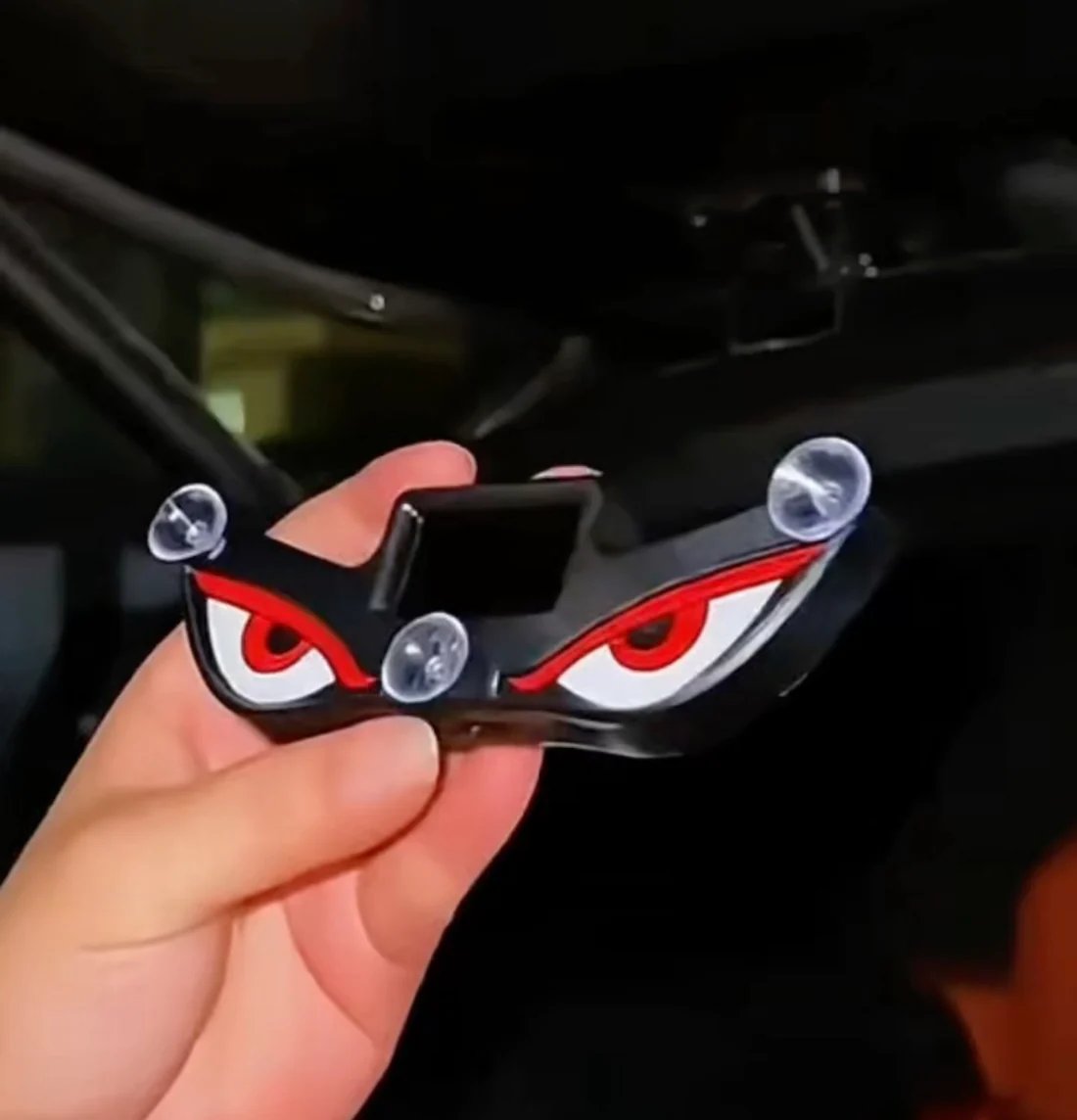 Solarenergie-Dämonenauge-LED-Autofensterleuchte