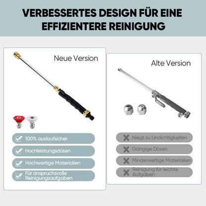 Hochdruckreiniger mit Strahldüse für Gartenschlauch