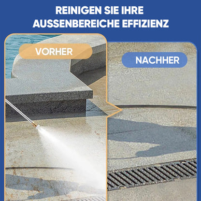 Hochdruckreiniger mit Strahldüse für Gartenschlauch