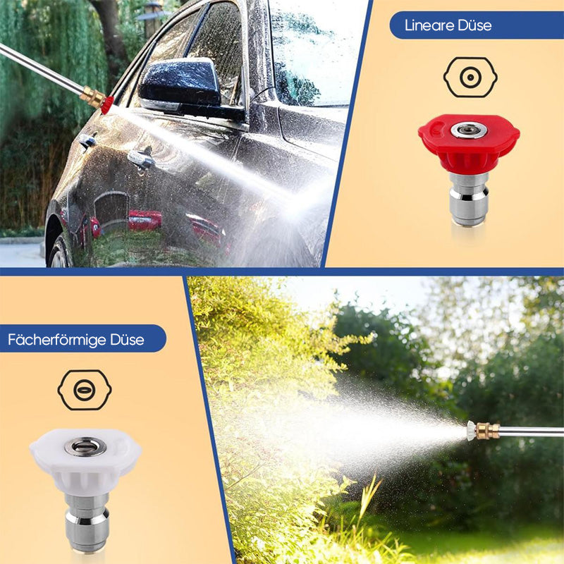 Hochdruckreiniger mit Strahldüse für Gartenschlauch