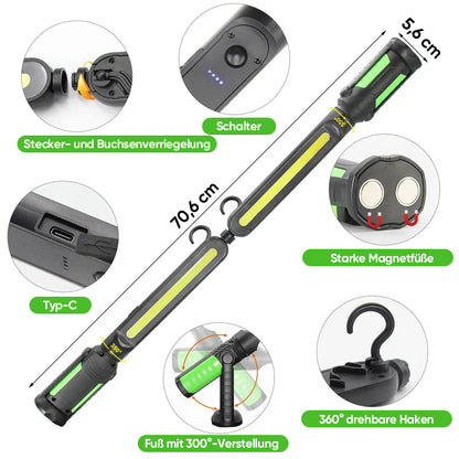 TYIIPLUS™ 2400LM Wiederaufladbare LED-Arbeitsleuchte