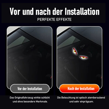 Solarenergie-Dämonenauge-LED-Autofensterleuchte