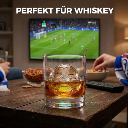 Silikon-Eiswürfelform in Fußballform