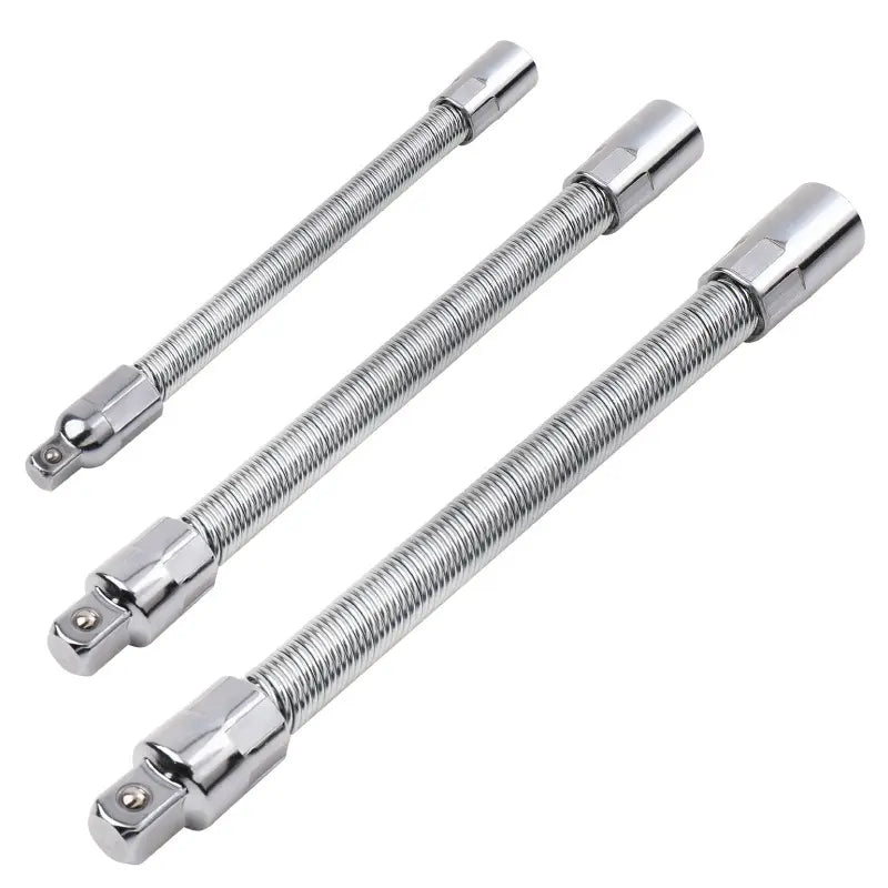 TYIIPLUS™ Flexibles Steckschlüssel-Verlängerungsset – Biegsame Ratschenschlüsselverlängerungen für enge Stellen, Kfz-Reparaturset aus CR-V-Stahl