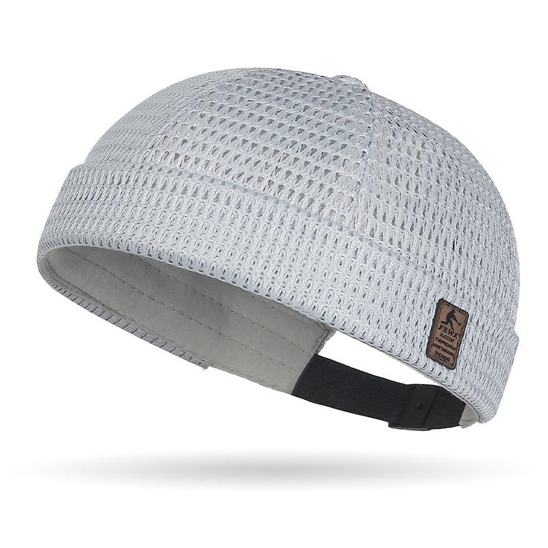 Atmungsaktive Randlose Dockermütze für Herren – Leichte Mesh-Schädelkappe für sommerliche Outdoor-Aktivitäten