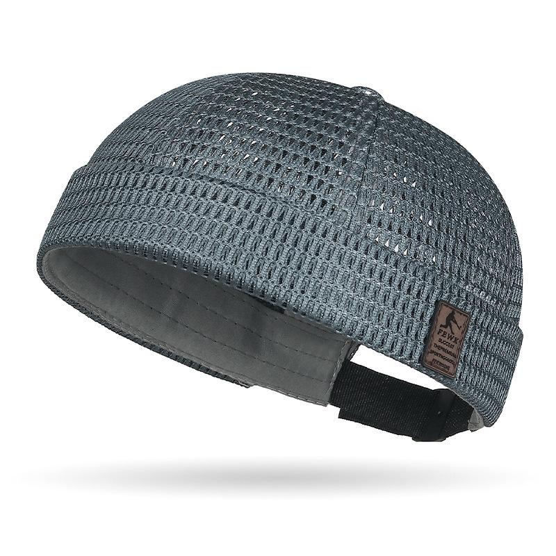 Atmungsaktive Randlose Dockermütze für Herren – Leichte Mesh-Schädelkappe für sommerliche Outdoor-Aktivitäten