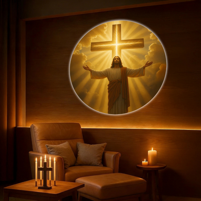 Göttliches Licht – Tragbare Jesus-Projektionslampe mit 6 heiligen Szenen