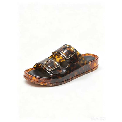 Rutschfeste, dicksohlige, stylische Sandalen