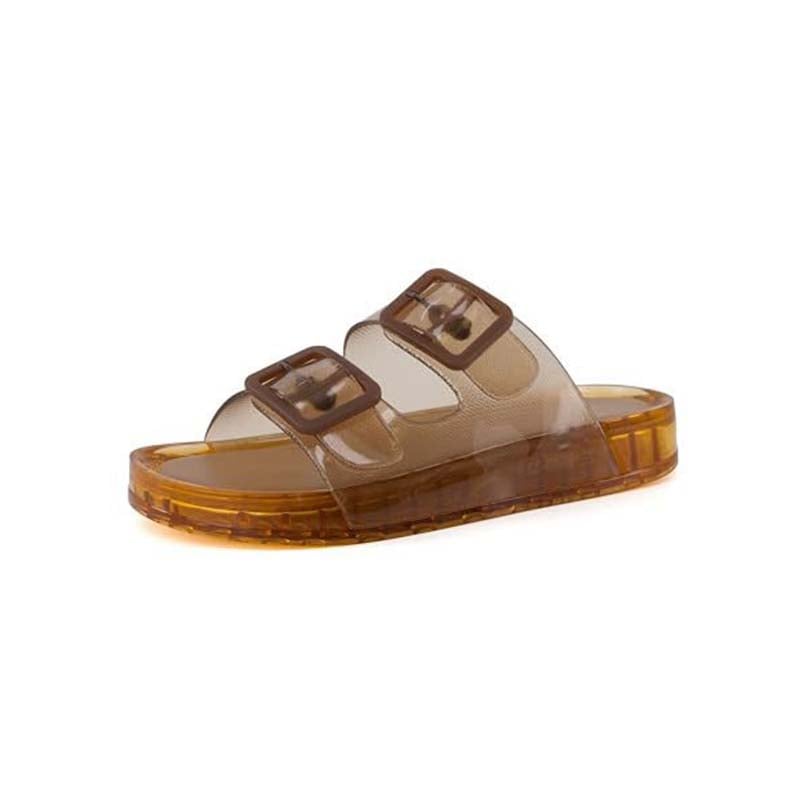 Rutschfeste, dicksohlige, stylische Sandalen