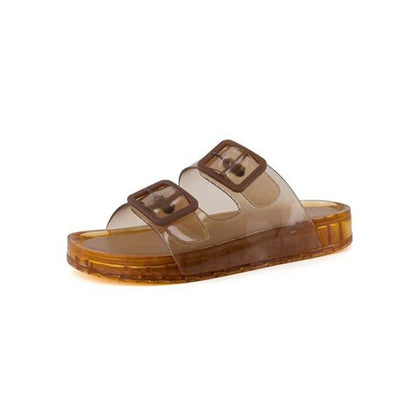 Rutschfeste, dicksohlige, stylische Sandalen