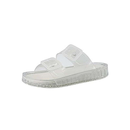 Rutschfeste, dicksohlige, stylische Sandalen