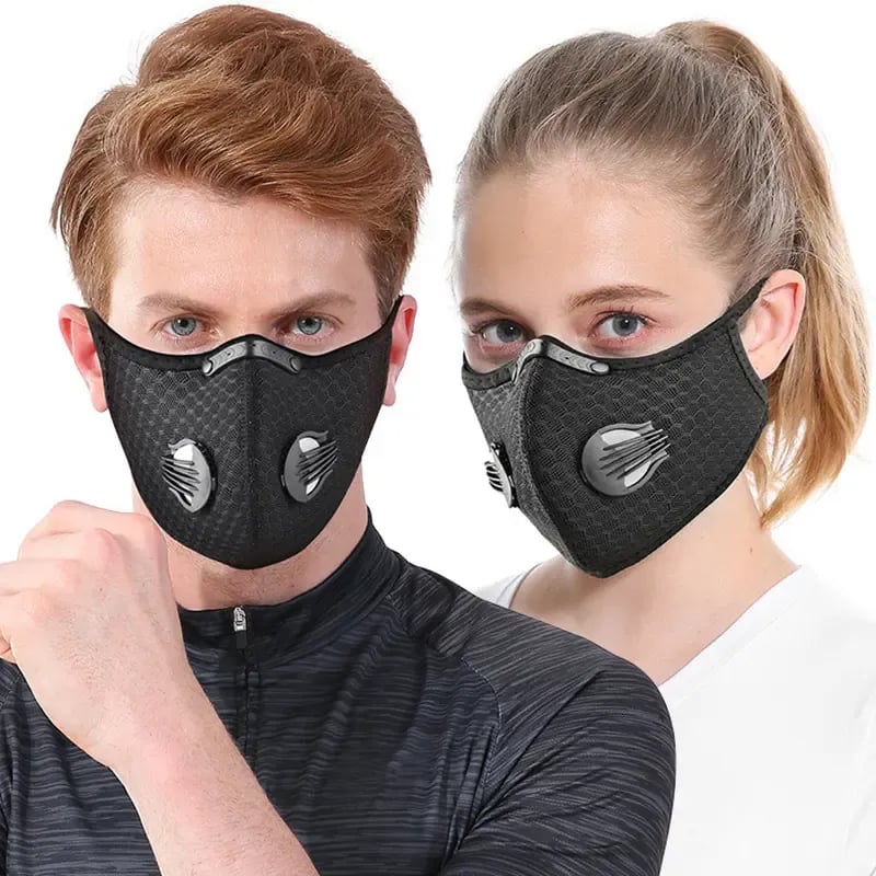 Wiederverwendbare Staubmaske mit Kohlefilter – Entwickelt für einen aktiven Lebensstil