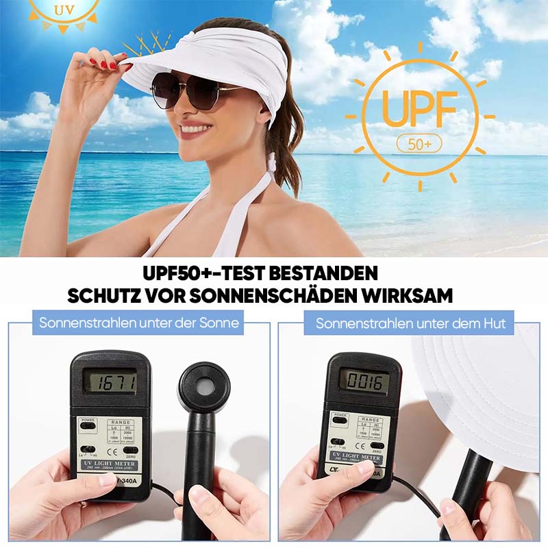 Damen-Sonnenschutzhut mit UV-Schutz 50+