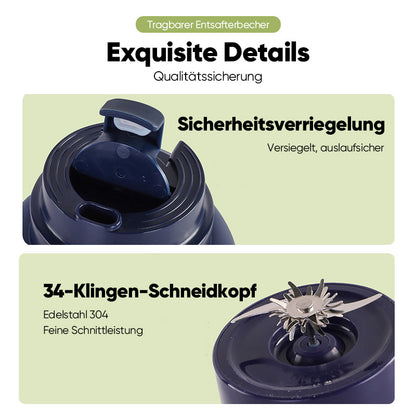 Tragbarer Kabelloser Elektrischer Entsafter-Mixerbecher