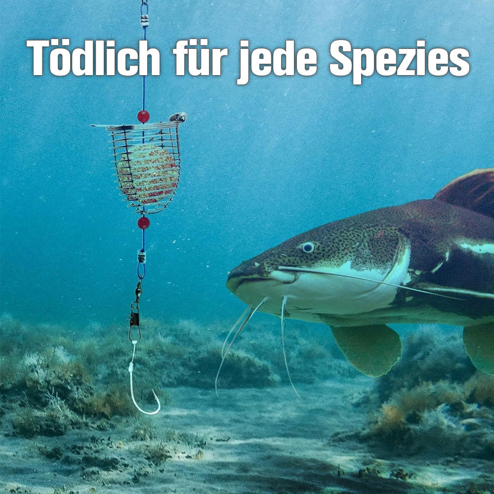 Tyiiplus™ Edelstahl-Angelköderkäfige-Futterspender – Langlebige Befestigung für Fischlockvorrichtungen