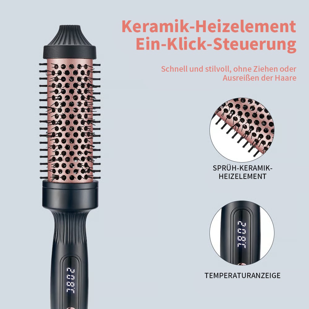 LCD-Locken- und Glätteisen mit doppeltem Verwendungszweck