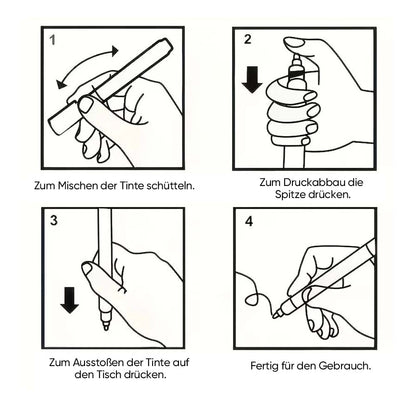 Grabstein-Marker-Stift zur Wiederherstellung verblasster Grabinschriften