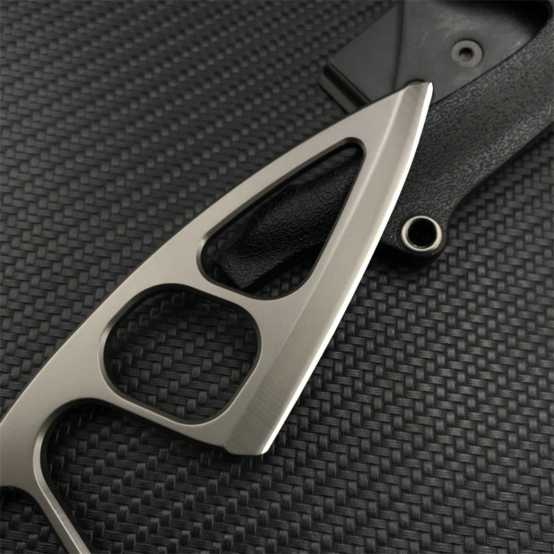 TyiiPlus Taktisches EDC-Messer mit Mehrzweckscheide & Gürtelclip