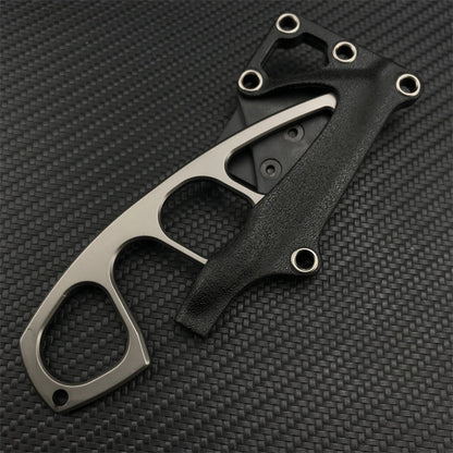 TyiiPlus Taktisches EDC-Messer mit Mehrzweckscheide & Gürtelclip