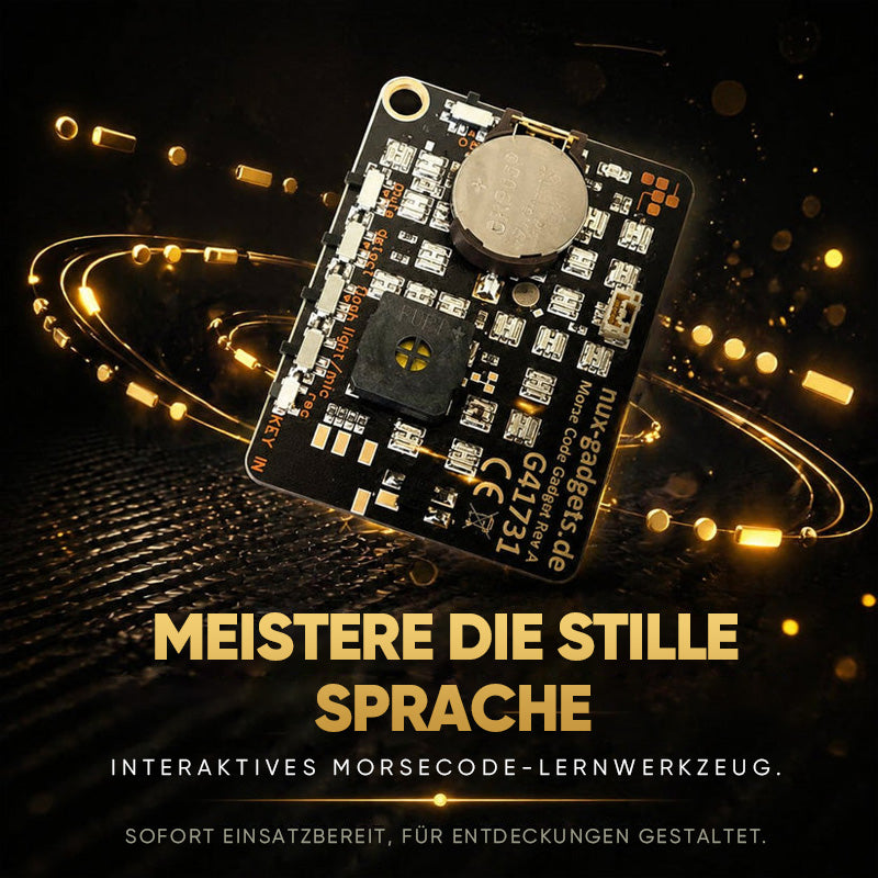 📟 Morsecode-Trainerkarte Pro (LED-Edition)