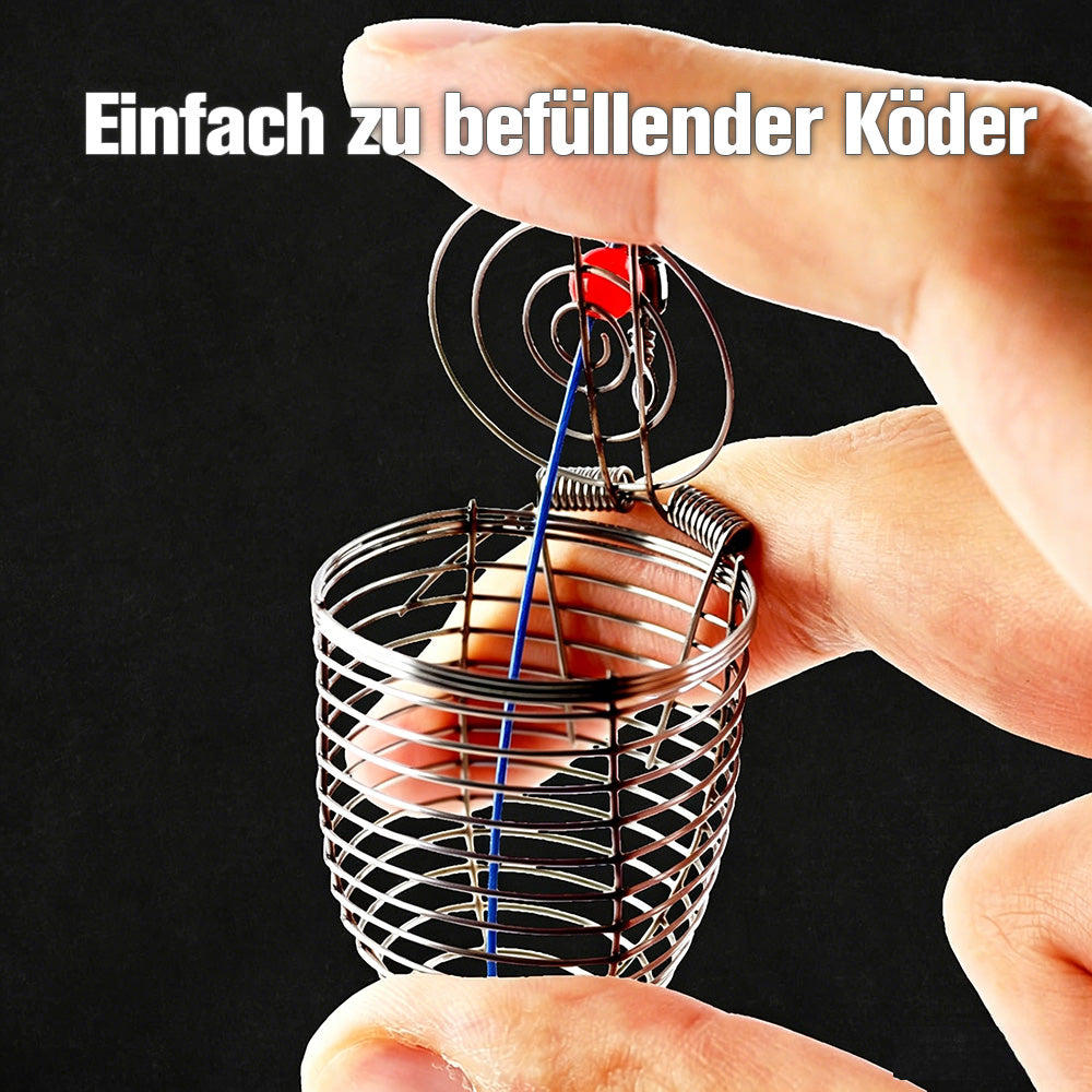 Tyiiplus™ Edelstahl-Angelköderkäfige-Futterspender – Langlebige Befestigung für Fischlockvorrichtungen