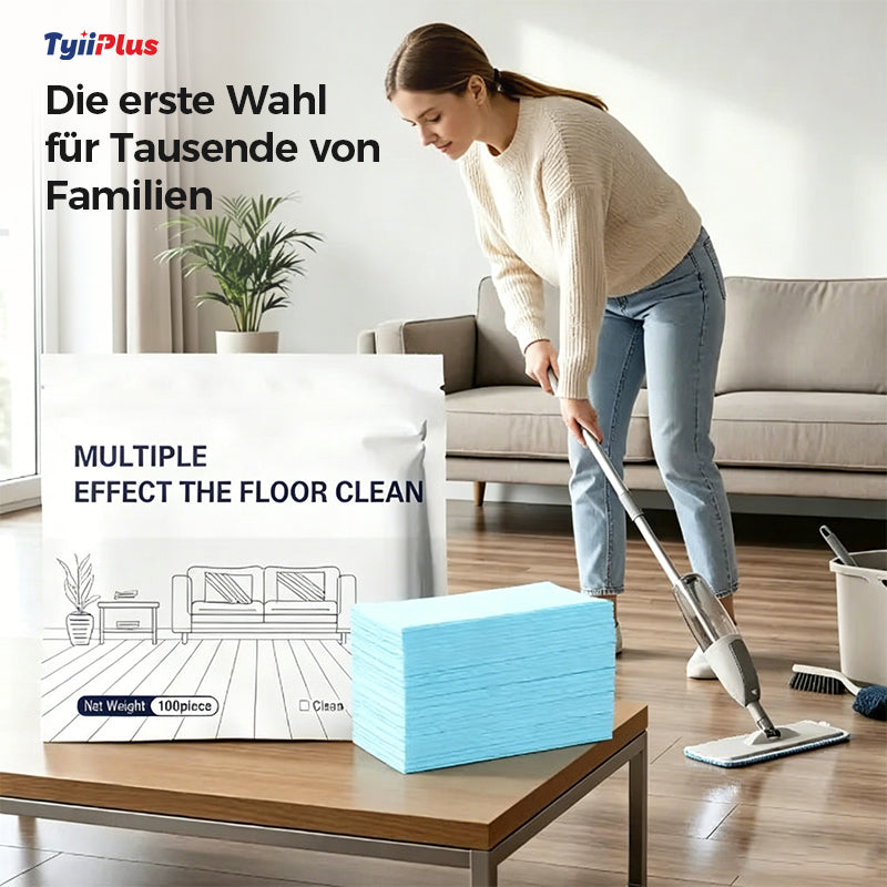 🔥100 Stück Mehrzweck-Bodenreinigungstabletten – Konzentrierter Reiniger für Hartholz, Fliesen, Laminat und mehr