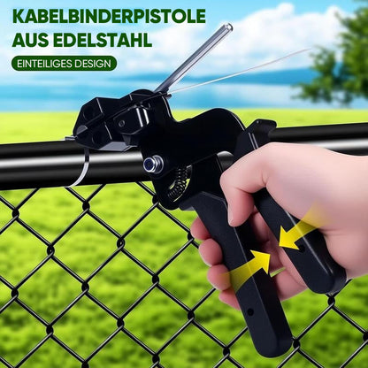 🔥Kabelbinderpistole aus Edelstahl mit Kabelbindern aus Metall
