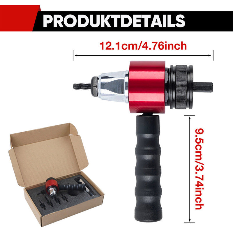 M3-M8 Elektrischer Nietpistolen-Adaptersatz