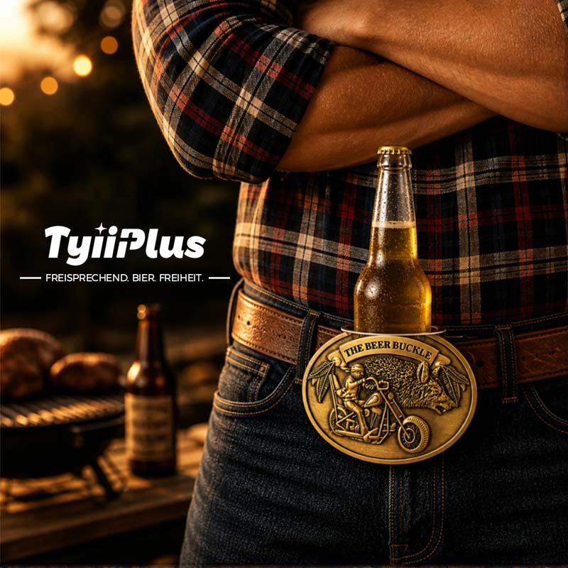 🍺 Freihändiger Biergürtelschnallenhalter