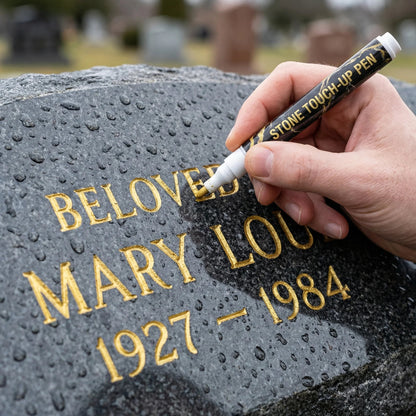 Grabstein-Marker-Stift zur Wiederherstellung verblasster Grabinschriften