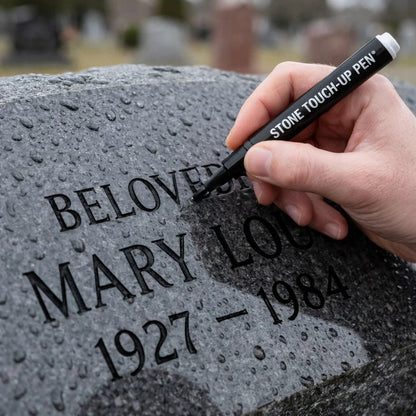 Grabstein-Marker-Stift zur Wiederherstellung verblasster Grabinschriften
