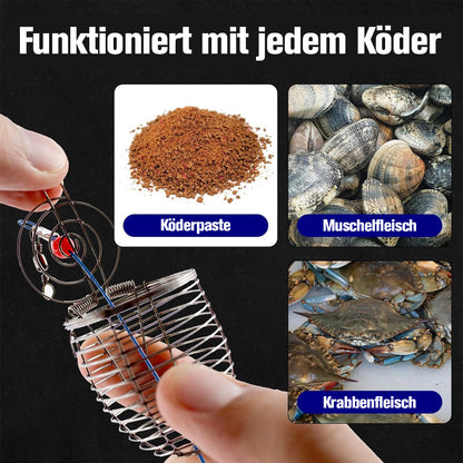 Tyiiplus™ Edelstahl-Angelköderkäfige-Futterspender – Langlebige Befestigung für Fischlockvorrichtungen