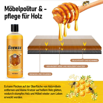 🍯 Bienenwachs-Holzboden- & Möbelreiniger | Fleckenentferner, Politur & Pflegemittel | 100 ml