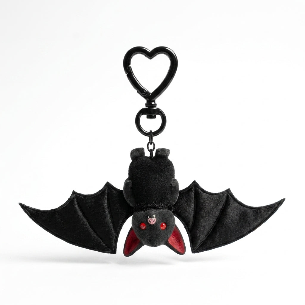 🦇 Süßer schwarzer Fledermaus-Baby-Schlüsselanhänger