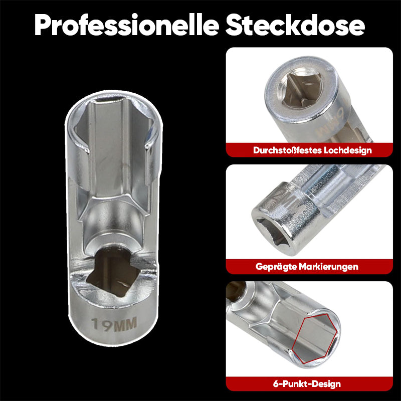 Tyiiplus™ 14-teiliges Diesel-Einspritzdüsen-Kraftstoffleitungs-Steckschlüsselset – 8-22 mm Bördelmuttern-Steckschlüssel