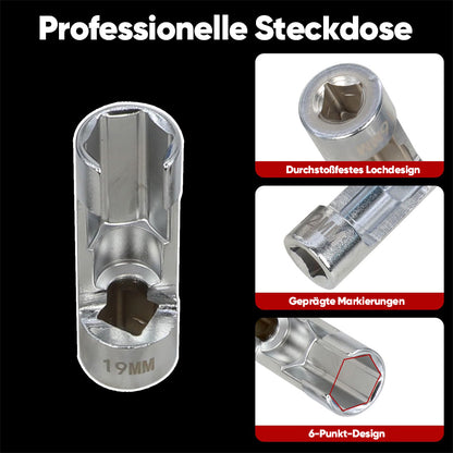 Tyiiplus™ 14-teiliges Diesel-Einspritzdüsen-Kraftstoffleitungs-Steckschlüsselset – 8-22 mm Bördelmuttern-Steckschlüssel