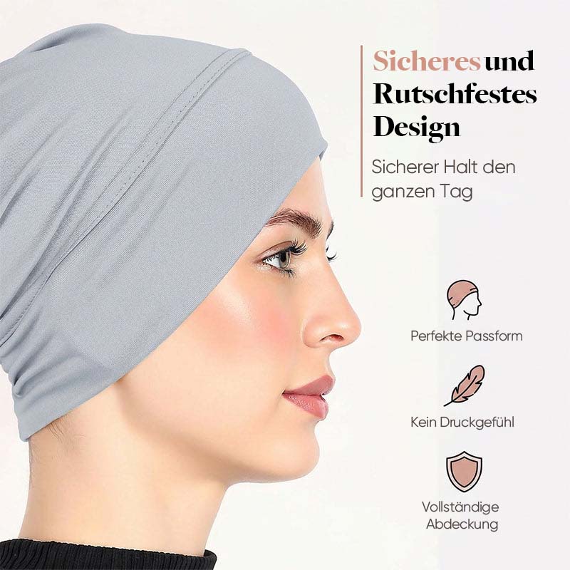 Weiche Stretch-Turbanmütze für Damen