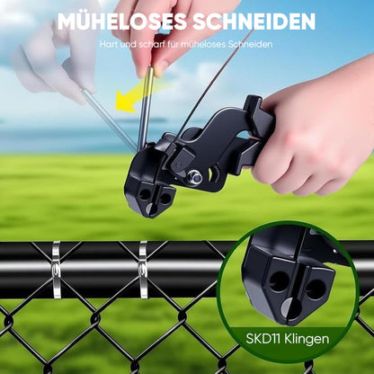 🔥Kabelbinderpistole aus Edelstahl mit Kabelbindern aus Metall