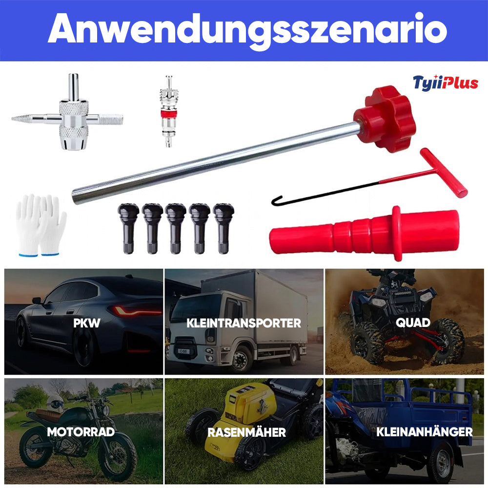 TYIIPLUS™ 14-teiliges Schnellwechsel-Reifenventil-Werkzeugset
