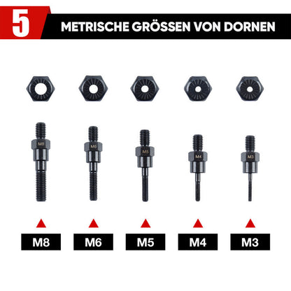 M3-M8 Elektrischer Nietpistolen-Adaptersatz