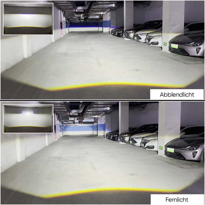 TyiiPlus 75W LED-Fahrscheinwerfer – Superheller Wasserdichter 5500K-Autoscheinwerfer