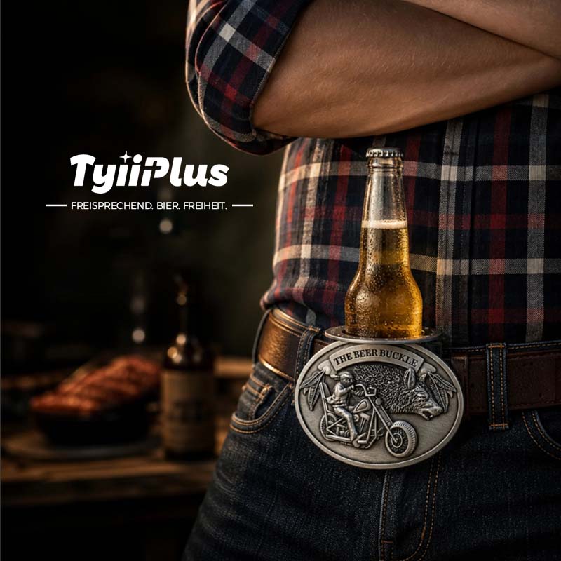 🍺 Freihändiger Biergürtelschnallenhalter