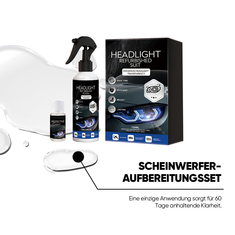 Premium 3-Stufen-Keramik-Scheinwerfer-Restaurierungsset