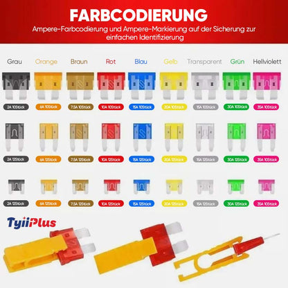 🔥306-teiliges Kfz-Flachsicherungs-Sortiment