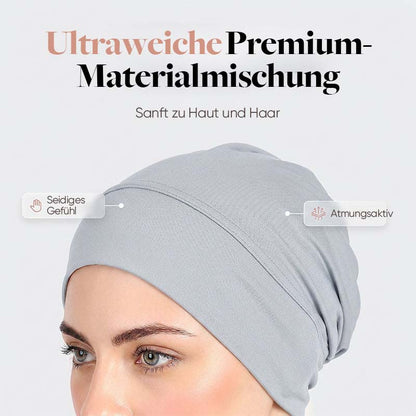 Weiche Stretch-Turbanmütze für Damen
