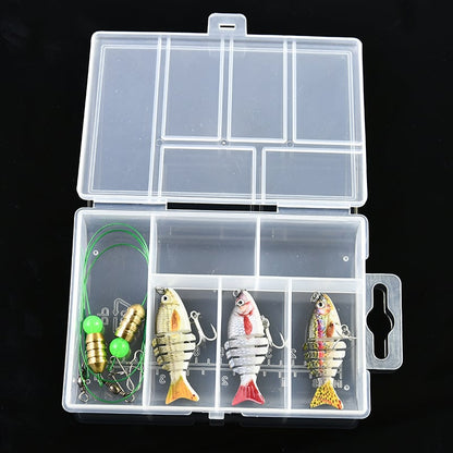 🎣 2" Lebensechte Angelköder – Geeignet für Süß- & Salzwasser
